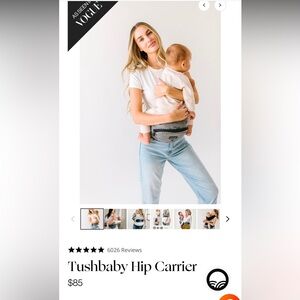 Tush baby strapless baby hipster